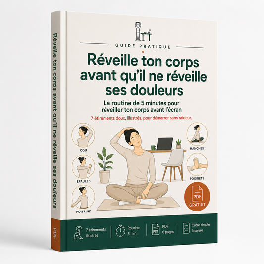 Réveil sans raideur · Guide ergonomie télétravail (PDF)