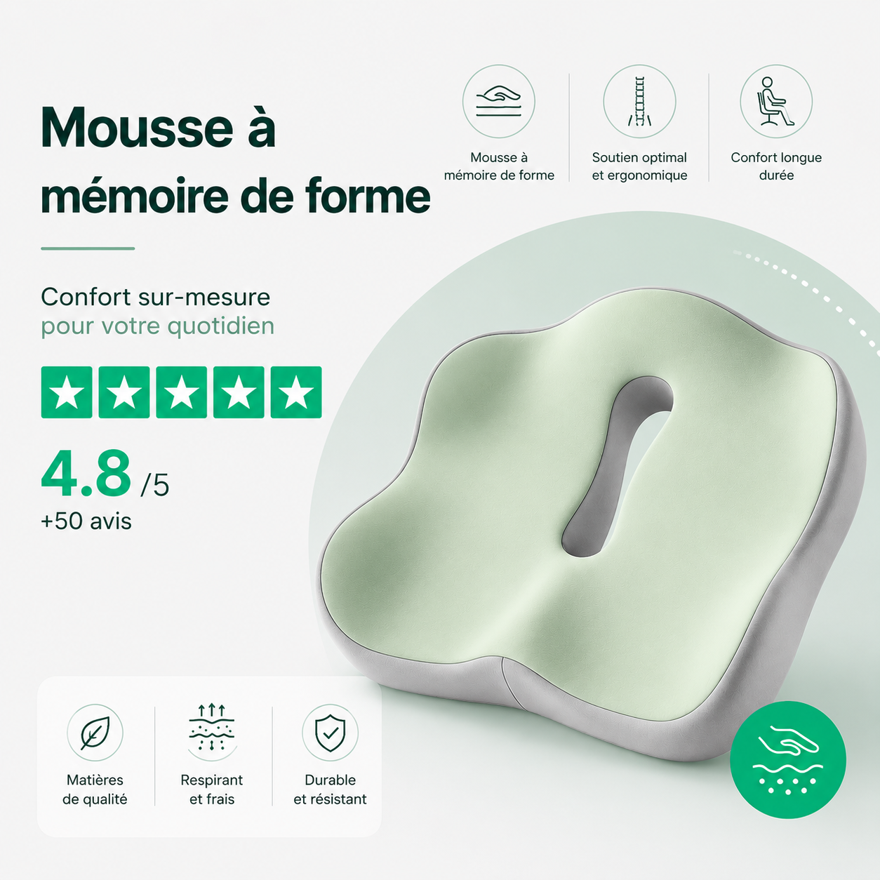 Seasy™ · Coussin Coccyx